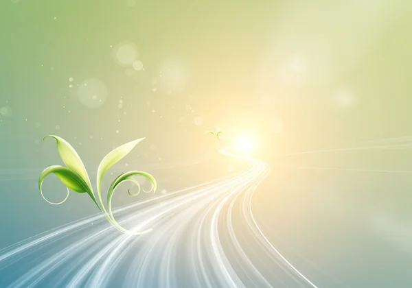 Abstract image of light path symbolizing gentle healing and progress