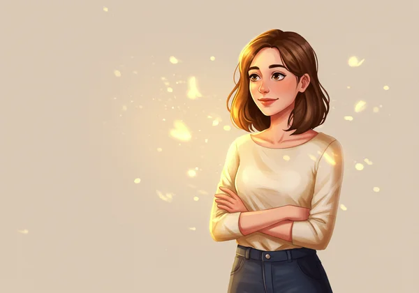 一个女人通过理解感到被赋能和被认可。