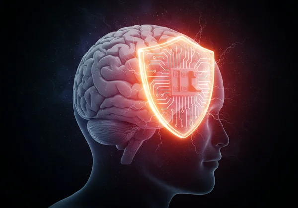 Brain circuit breaker protecting from emotional overload