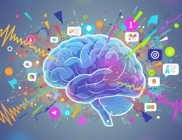 Brain overwhelmed by sensory input and thoughts