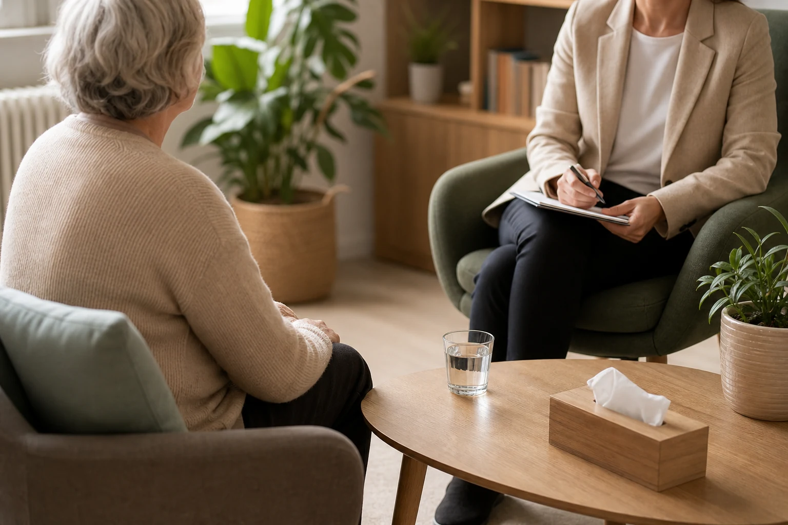 Calm mental health consultation